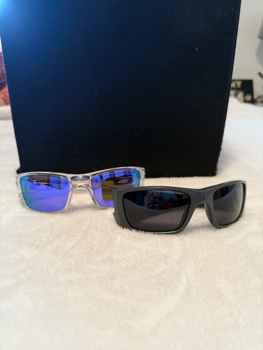Men's Fuel Cell Oakley Sunglasses Duo - Black and Clear Frames